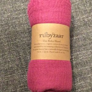 Pink Boho Shawl from Rubyzaar